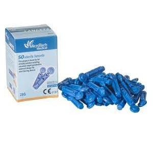 Lancetas 28G 50 Unidades Microtech